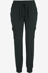 Drawstring Waist Pocketed Jogger Pants