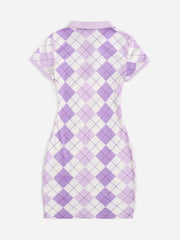 Argyle Pattern Polo Dress: Effortless Style for Every Occasion