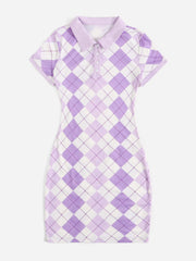 Argyle Pattern Polo Dress: Effortless Style for Every Occasion