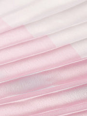 Chic Color Block Pleated Hem Dress for Trendsetting Women