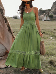 Flouncy Lace Cami Dress: Effortlessly Chic for Summer Days