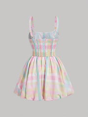Sweet Princess Plaid Cami Dress: Embrace Your Fashionista Side