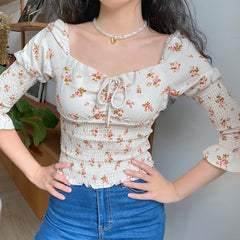 Maisy Floral Ruffle Blouse