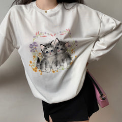 Nana's Cat Pullover Sweater