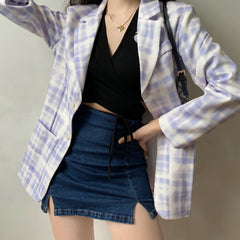 Violet Tie-Dye Blazer