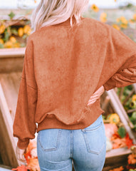 Drop Shoulder Crew Neck Sweatshirt