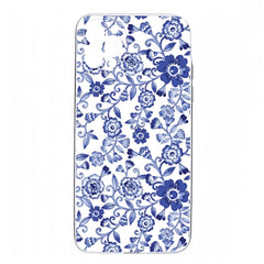 East Hampton Navy Blue Floral Print Phone Case For iPhone