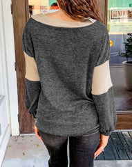 Colorblock Long Sleeve Top