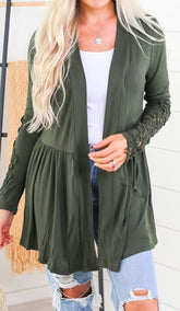 Crochet Lightweight Knit Cardigan