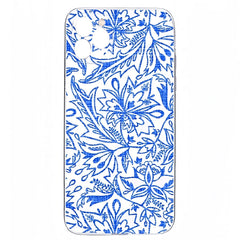 Newport Light Blue Floral Patterned Phone Case For iPhone