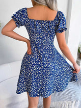 BlossomCharm Floral Mini Dress