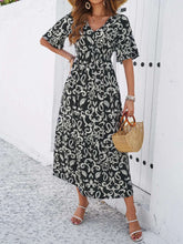 Bohemian Print Maxi Dress