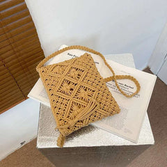 Boho Chic Woven Crossbody Beach Bags