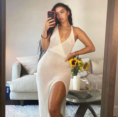 Chic Beach V-Neck Maxi Dress