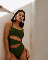 Chic Cut-Out One-Piece Swimsuit