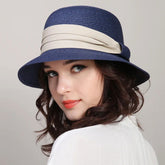 Chic Summer Sun Hat with Elegant Ribbon