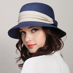 Chic Summer Sun Hat with Elegant Ribbon