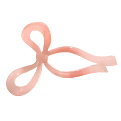 Large Pink Bow Hair Clip