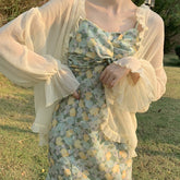 Cottagecore Ruffled Loose Blouse
