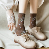 Floral Print Socks