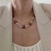 Cottagecore Glass Pearl Necklace