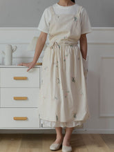 Cottagecore Cotton Embroidered Apron