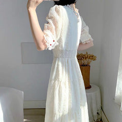 Fairycore Lace Midi Dress