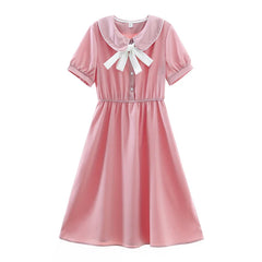 Blush Charm Peter Pan Collar Dress