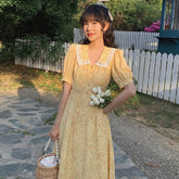 Cottagecore Aesthetic Floral Dress