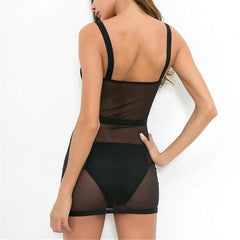 babydoll transparent lingerie