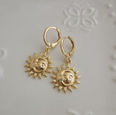 Cottagecore Daisy Flower Drop Earrings