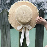 Cottagecore Flat Straw Hat