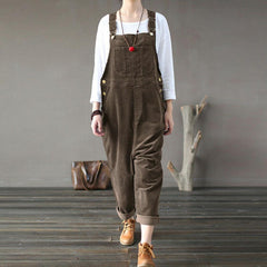 Goblincore Corduroy Jumpsuit