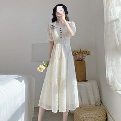 Fairycore Lace Midi Dress