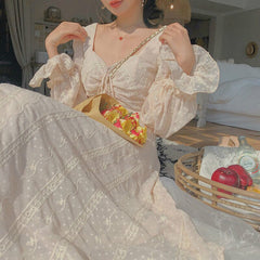 Fairycore Long Sleeve Elegant Dress