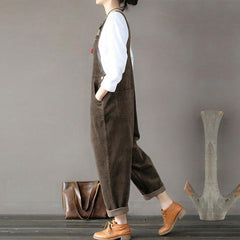 Goblincore Corduroy Jumpsuit