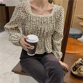Cottagecore Floral Retro Blouse