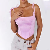 American fishbone strapless top