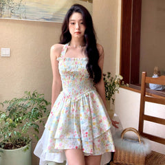Pastel Lover Halter Dress ~ HANDMADE