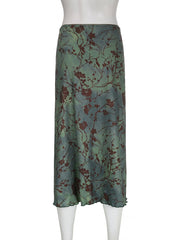 Goblincore Tie Dye Long Skirt