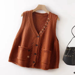 Cinnamon Stitch Crafted Vest