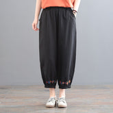 Cottagecore Solid Color Harem Pants