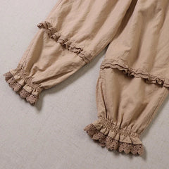 Cotton Linen Victorian Pants
