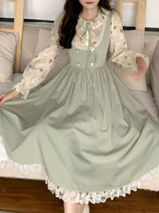 Elegant Vintage Strap Dress
