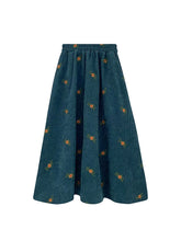Cottagecore Mori Style Corduroy Skirt