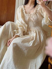 French Ruffles Princess Night Dress