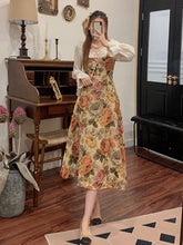 Cottagecore Lace Floral Dress