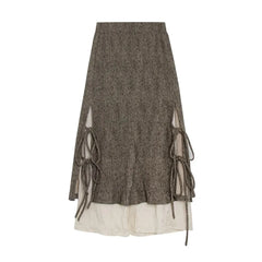 Grunge Fairycore Pleated Skirt