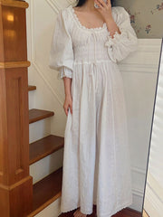 French Ruffles Princess Night Dress