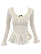 Classic Coquette Peplum Top
